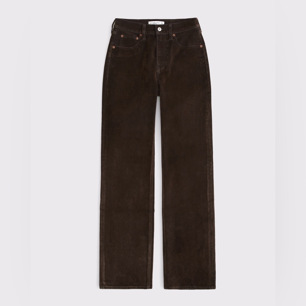 Abercrombie & Fitch Curve Love 90s Straight Ultra High Rise Jeans size 24/00s